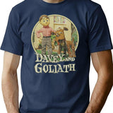 Davey and Goliath 1961 Premium Heavyweight Cotton T-Shirt - Navy