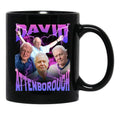 David Attenborough BBC Nature Documentary Lover Bootleg Rap Black Coffee Mug, Gift Coffee Mug - Black