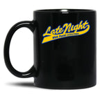 David Letterman Classic Logo Classic TMug1229 Essential Black Coffee Mug, Gift Coffee Mug