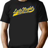 David Letterman Classic Logo Classic Tshirt1229 Essential Premium Heavyweight Cotton T-Shirt - Black