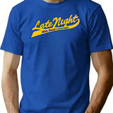 David Letterman Classic Logo Classic Tshirt1229 Essential Premium Heavyweight Cotton T-Shirt - Blue