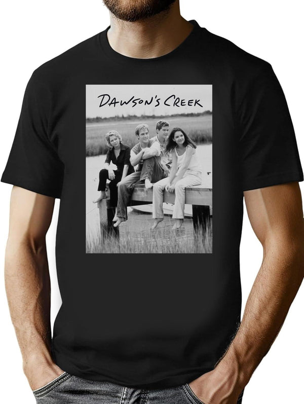 Dawsons Creek Premium Heavyweight Cotton T-Shirt - Black