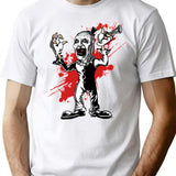 Day Gift For Art Terriefer Slasher Movie Halloween Gift Music Fans T-Shirt for Men & Women, T-Shirts Graphic Tee - White
