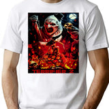 Day Gift Terrifier Movie Poster Horror Cool Gifts T-Shirt for Men & Women, T-Shirts Graphic Tee - White