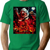 Day Gift Terrifier Movie Poster Horror Cool Gifts T-Shirt for Men & Women, T-Shirts Graphic Tee - Green