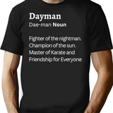 Dayman Premium Heavyweight Cotton T-Shirt - Black