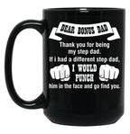 Dear Bonus Dad (1) Black Coffee Mug