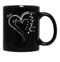 Dear Dad My Dear Father Black Coffee Mug - Black
