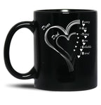 Dear Dad My Dear Father Black Coffee Mug