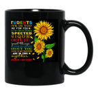 Dear Students I Believe In You I Am Here For You Black Coffee Mug - Black