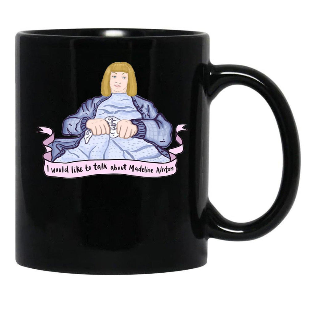 Death Becomes Her Black Coffee Mug, Gift Coffee Mug - Black