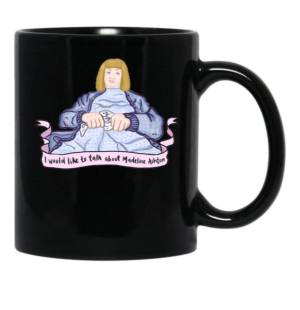 Death Becomes Her Black Coffee Mug, Gift Coffee Mug - Black