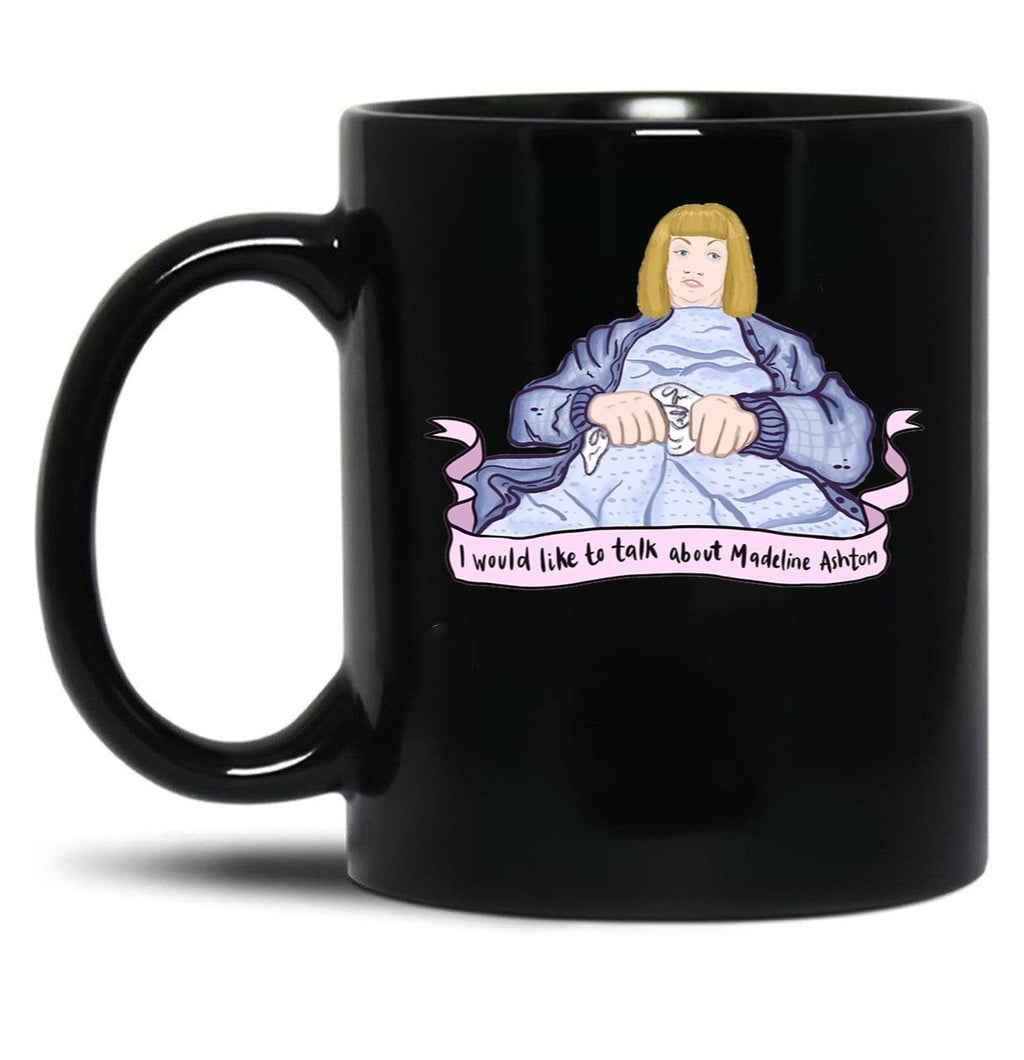 Death Becomes Her Black Coffee Mug, Gift Coffee Mug