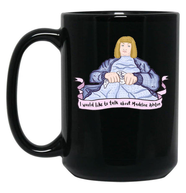 Death Becomes Her Black Coffee Mug, Gift Coffee Mug - Black