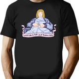 Death Becomes Her Premium Heavyweight Cotton T-Shirt - Black
