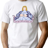 Death Becomes Her Premium Heavyweight Cotton T-Shirt - White