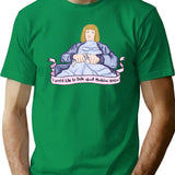 Death Becomes Her Premium Heavyweight Cotton T-Shirt - Green