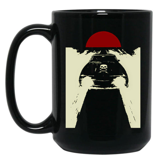 Death Proof Black Coffee Mug, Gift Coffee Mug - Black