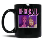 Deborah Vance Vintage 90S Black Coffee Mug, Gift Coffee Mug