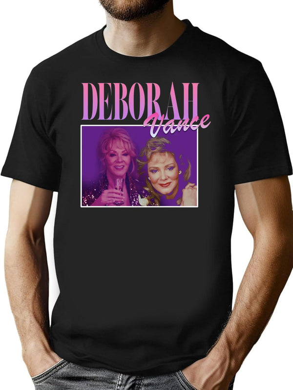 Deborah Vance Vintage 90S Premium Heavyweight Cotton T-Shirt - Black