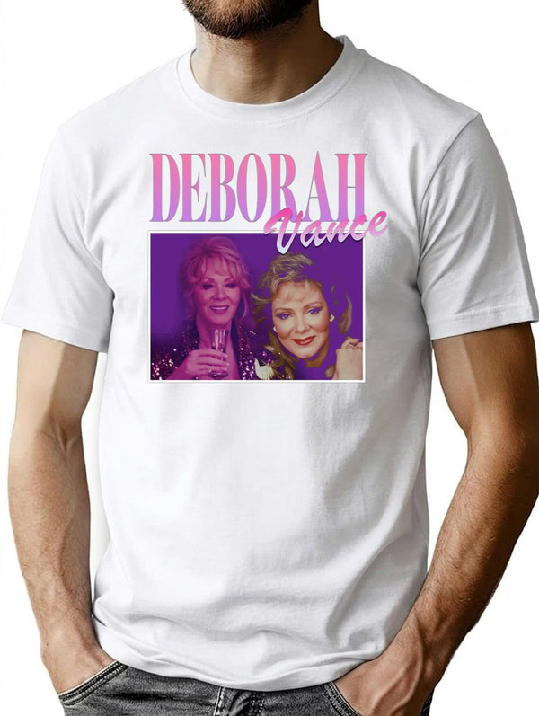 Deborah Vance Vintage 90S Premium Heavyweight Cotton T-Shirt - White