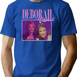 Deborah Vance Vintage 90S Premium Heavyweight Cotton T-Shirt - Blue
