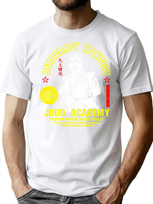 Democracy Manifesto T-Shirt for Men & Women, T-Shirts Graphic Tee - White