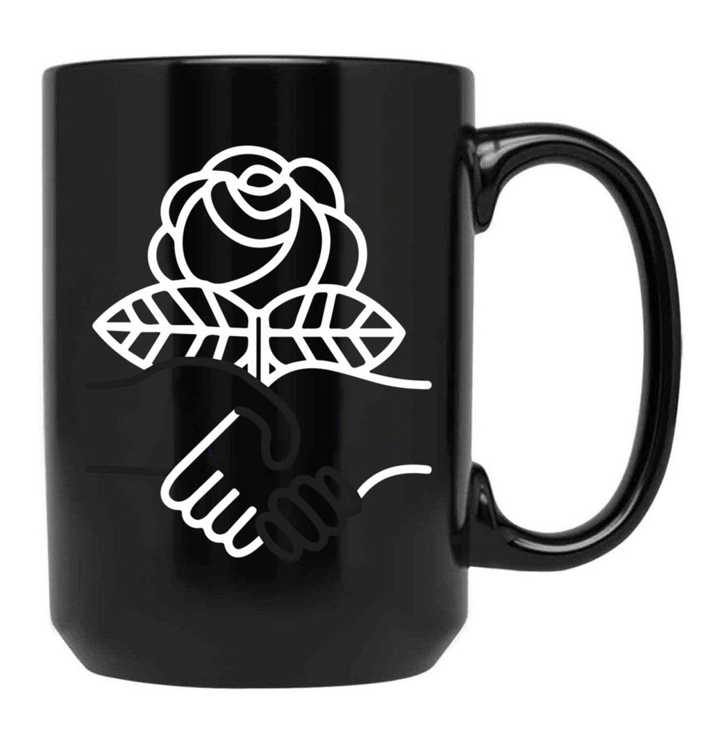 Democratic Socialists Of America Black Coffee Mug, Gift Coffee Mug