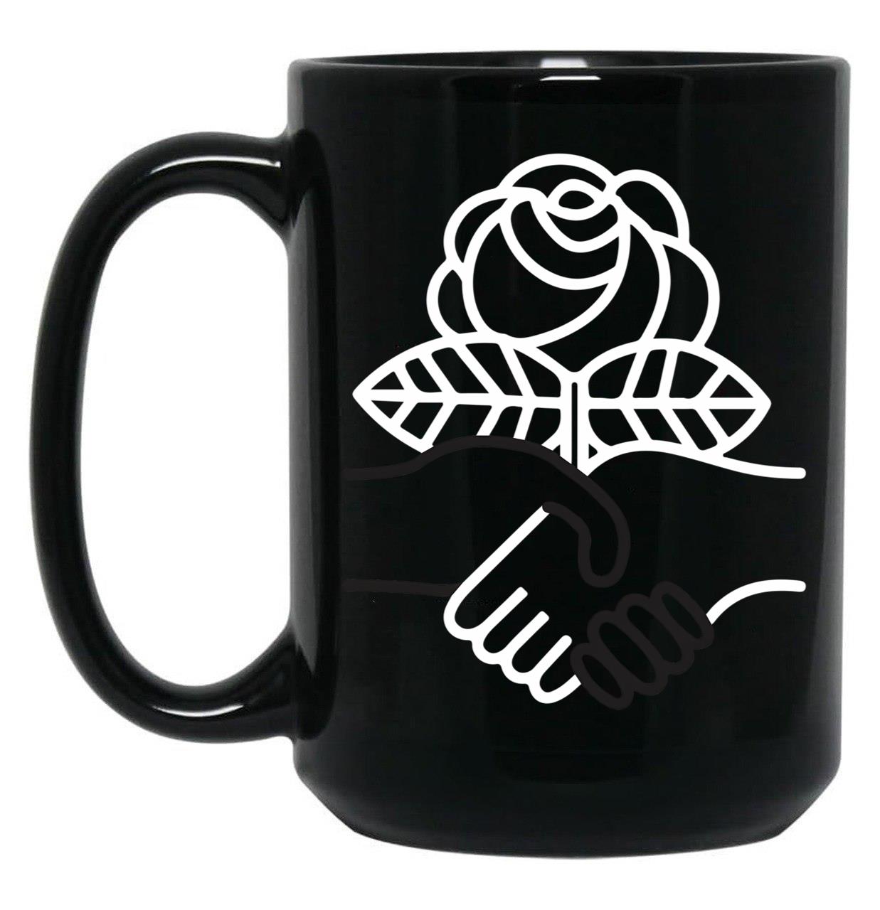 Democratic Socialists Of America Black Coffee Mug, Gift Coffee Mug