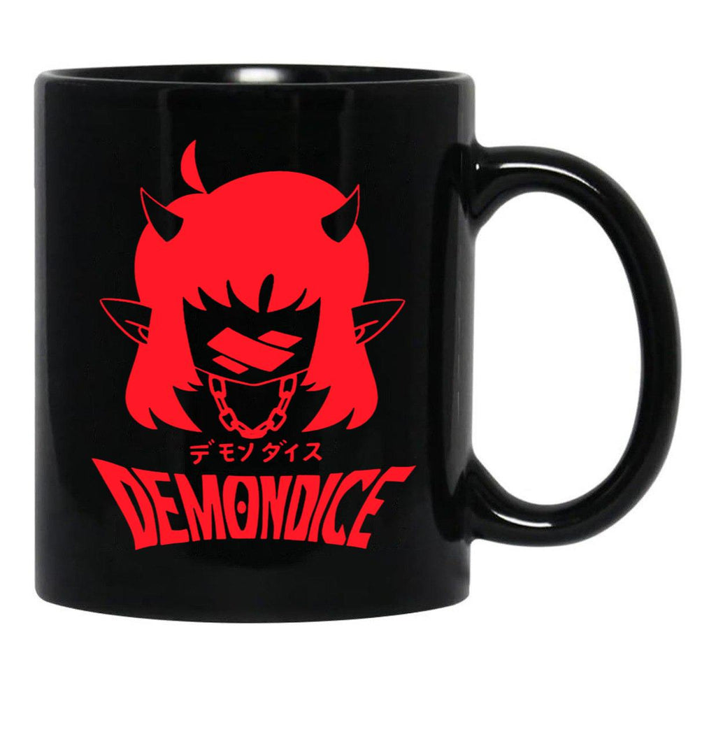Demondice- Mori Calliope-Funny Black Coffee Mug, Gift Coffee Mug - Black