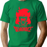 Demondice- Mori Calliope-Funny Premium Heavyweight Cotton T-Shirt - Green