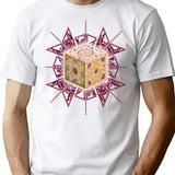 Demonic Horror Puzzle Box T-Shirt for Men & Women, T-Shirts Graphic Tee - White