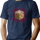 Demonic Horror Puzzle Box T-Shirt for Men & Women, T-Shirts Graphic Tee - Navy