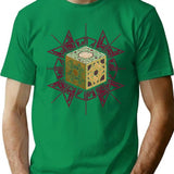 Demonic Horror Puzzle Box T-Shirt for Men & Women, T-Shirts Graphic Tee - Green