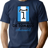 Detomaso Automobili T-Shirt for Men & Women, T-Shirts Graphic Tee - Navy