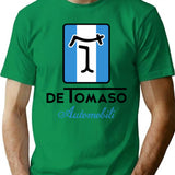 Detomaso Automobili T-Shirt for Men & Women, T-Shirts Graphic Tee - Green