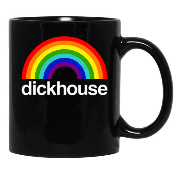 Dickhouse Deckhouse Johnny Knoxville Black Coffee Mug, Gift Coffee Mug - Black