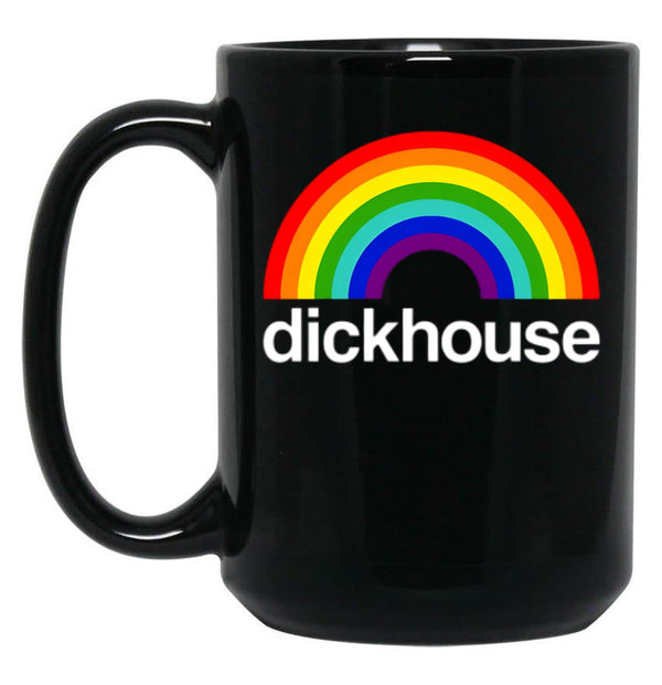 Dickhouse Deckhouse Johnny Knoxville Black Coffee Mug, Gift Coffee Mug - Black