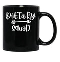 Dietary Squad Dietary Aide Rock Black Coffee Mug, Gift Coffee Mug - Black