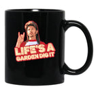 Dig To Garden Black Coffee Mug - Black