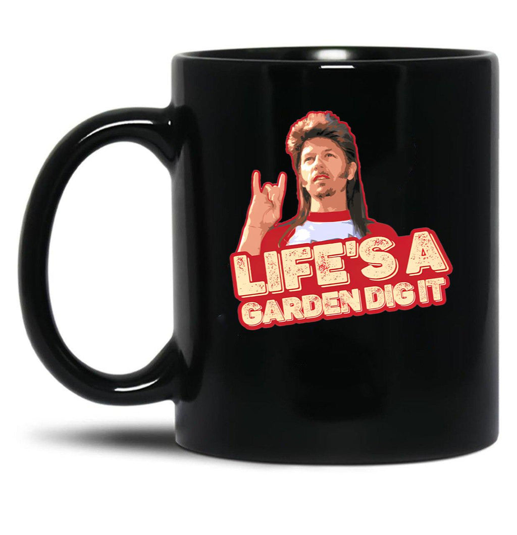 Dig To Garden Black Coffee Mug