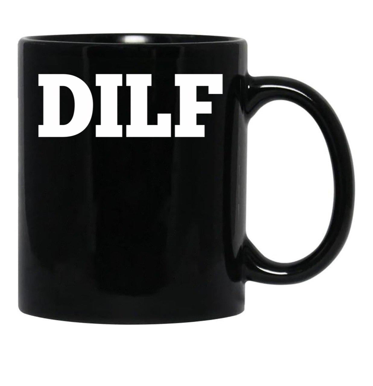 Dilf Black Coffee Mug, Gift Coffee Mug - Black