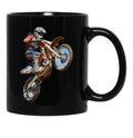 Dirt Bike Jump Or Motocross Jump Mx Or Motorcycle Jump (3) Black Coffee Mug, Gift Coffee Mug - Black