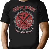 Dirty Deeds T-Shirt for Men & Women, T-Shirts Graphic Tee - Black