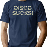 Disco Sucks 1979 T-Shirt for Men & Women, T-Shirts Graphic Tee - Navy