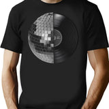 Disco T-Shirt for Men & Women, T-Shirts Graphic Tee - Black