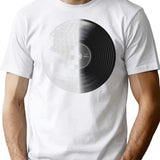 Disco T-Shirt for Men & Women, T-Shirts Graphic Tee - White