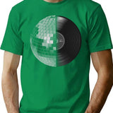 Disco T-Shirt for Men & Women, T-Shirts Graphic Tee - Green