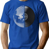 Disco T-Shirt for Men & Women, T-Shirts Graphic Tee - Blue