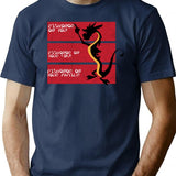 Dishonor On Your Cow Premium Heavyweight Cotton T-Shirt - Navy
